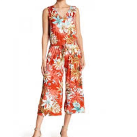 Spense Pants - Spense Floral Print Romper